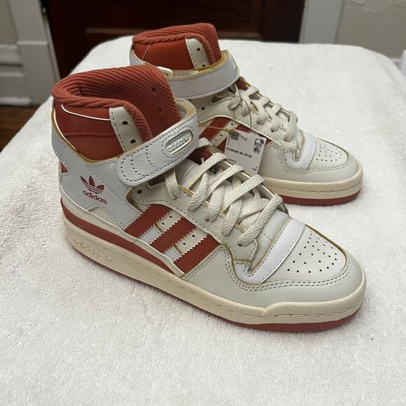 Adidas Forum 84 Hi Off White Magic Earth GX4516 Women's sz 5.5 US NWOB - Picture 1 of 11